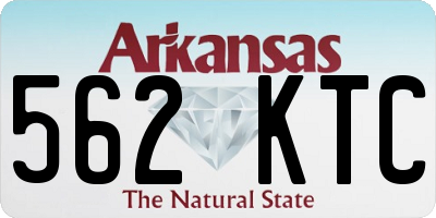 AR license plate 562KTC