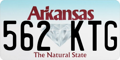 AR license plate 562KTG