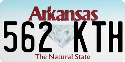 AR license plate 562KTH