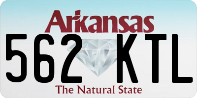 AR license plate 562KTL