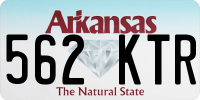 AR license plate 562KTR
