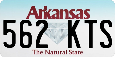 AR license plate 562KTS
