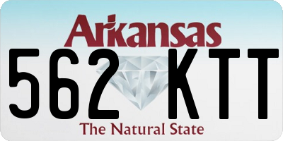 AR license plate 562KTT
