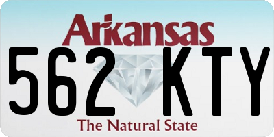 AR license plate 562KTY