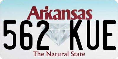 AR license plate 562KUE