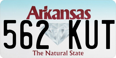 AR license plate 562KUT