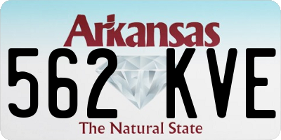 AR license plate 562KVE