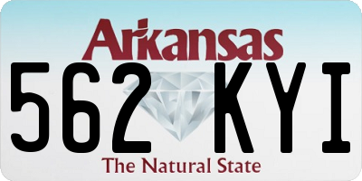 AR license plate 562KYI