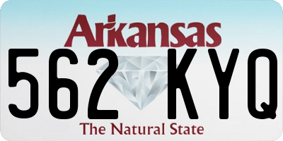 AR license plate 562KYQ