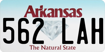 AR license plate 562LAH
