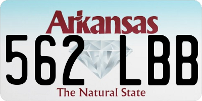 AR license plate 562LBB