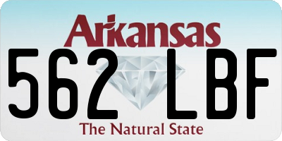 AR license plate 562LBF