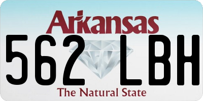 AR license plate 562LBH