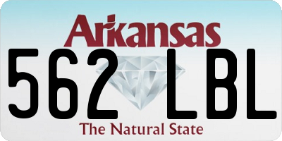 AR license plate 562LBL
