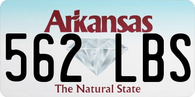 AR license plate 562LBS
