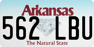 AR license plate 562LBU
