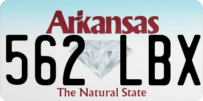 AR license plate 562LBX