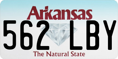AR license plate 562LBY