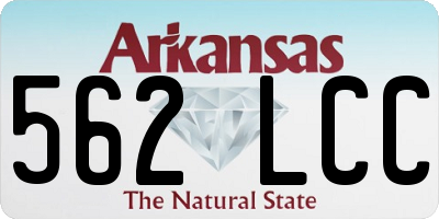 AR license plate 562LCC