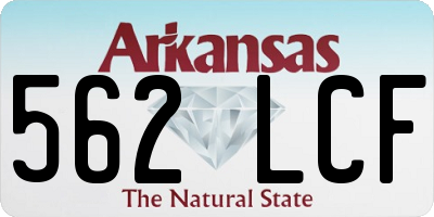 AR license plate 562LCF
