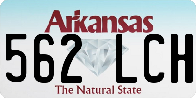 AR license plate 562LCH