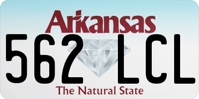 AR license plate 562LCL