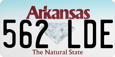 AR license plate 562LDE