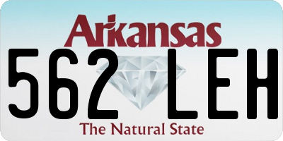 AR license plate 562LEH