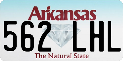 AR license plate 562LHL