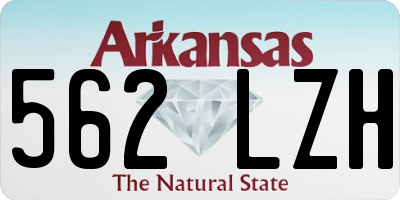 AR license plate 562LZH