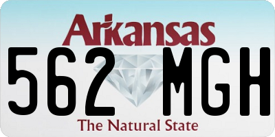 AR license plate 562MGH