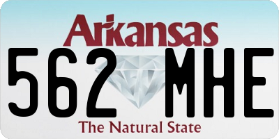 AR license plate 562MHE