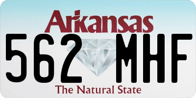 AR license plate 562MHF