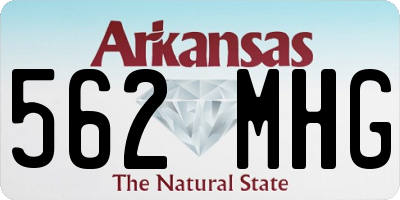 AR license plate 562MHG