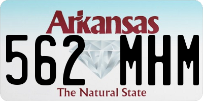 AR license plate 562MHM