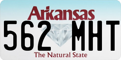 AR license plate 562MHT