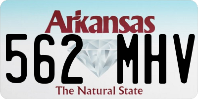 AR license plate 562MHV