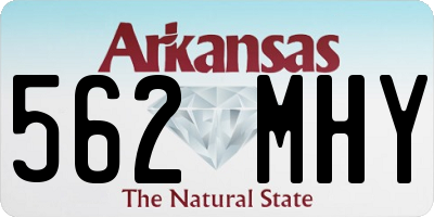 AR license plate 562MHY