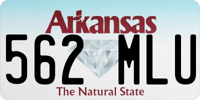 AR license plate 562MLU
