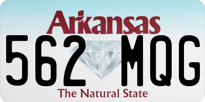 AR license plate 562MQG