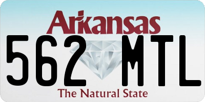 AR license plate 562MTL