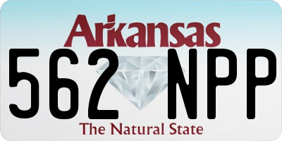 AR license plate 562NPP