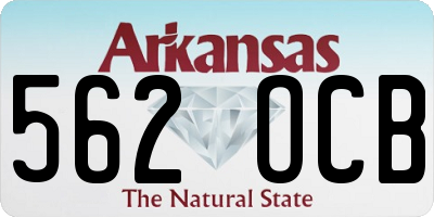 AR license plate 562OCB
