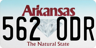 AR license plate 562ODR
