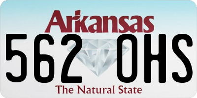 AR license plate 562OHS