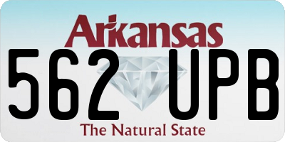 AR license plate 562UPB