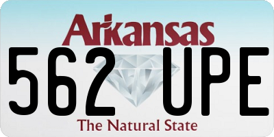AR license plate 562UPE