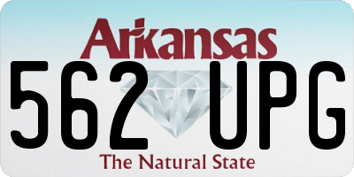 AR license plate 562UPG