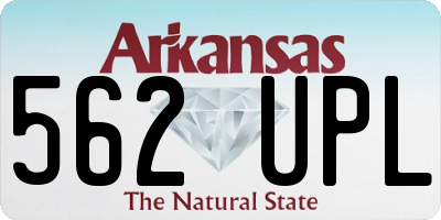 AR license plate 562UPL