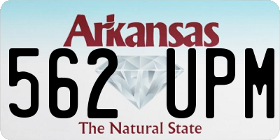 AR license plate 562UPM